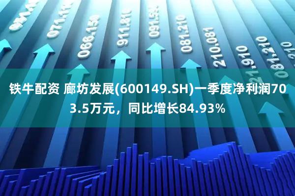 铁牛配资 廊坊发展(600149.SH)一季度净利润703.5万元，同比增长84.93%