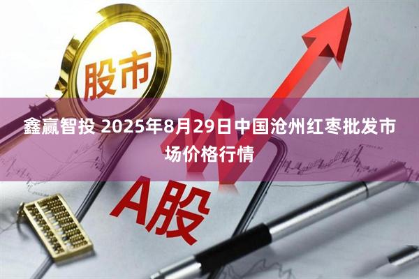 鑫赢智投 2025年8月29日中国沧州红枣批发市场价格行情