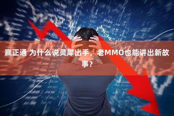 赢正通 为什么说灵犀出手，老MMO也能讲出新故事？