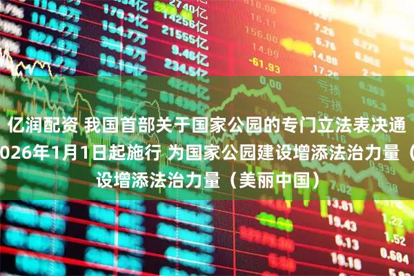 亿润配资 我国首部关于国家公园的专门立法表决通过，将于2026年1月1日起施行 为国家公园建设增添法治力量（美丽中国）
