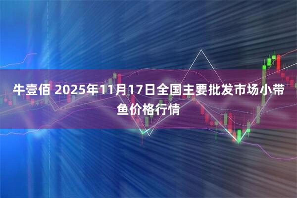 牛壹佰 2025年11月17日全国主要批发市场小带鱼价格行情