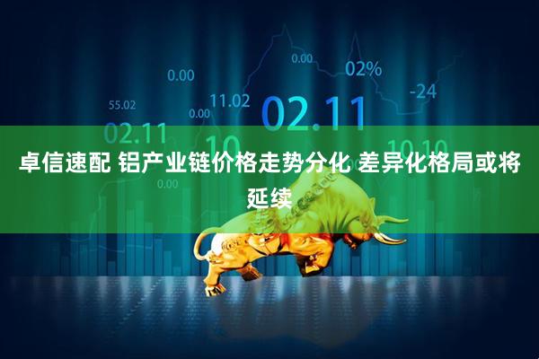 卓信速配 铝产业链价格走势分化 差异化格局或将延续