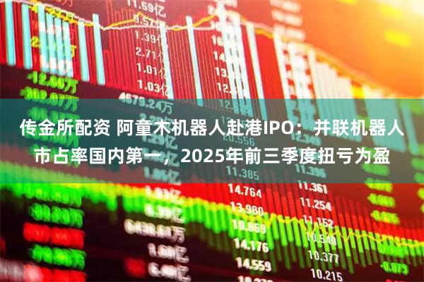 传金所配资 阿童木机器人赴港IPO：并联机器人市占率国内第一，2025年前三季度扭亏为盈
